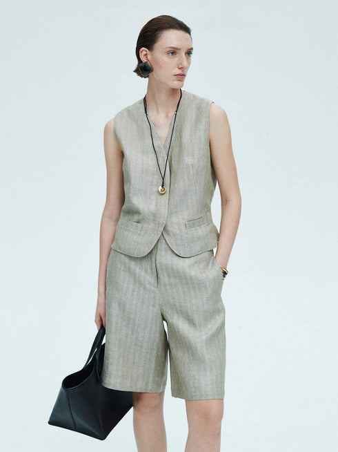 Heritage Linen Vest